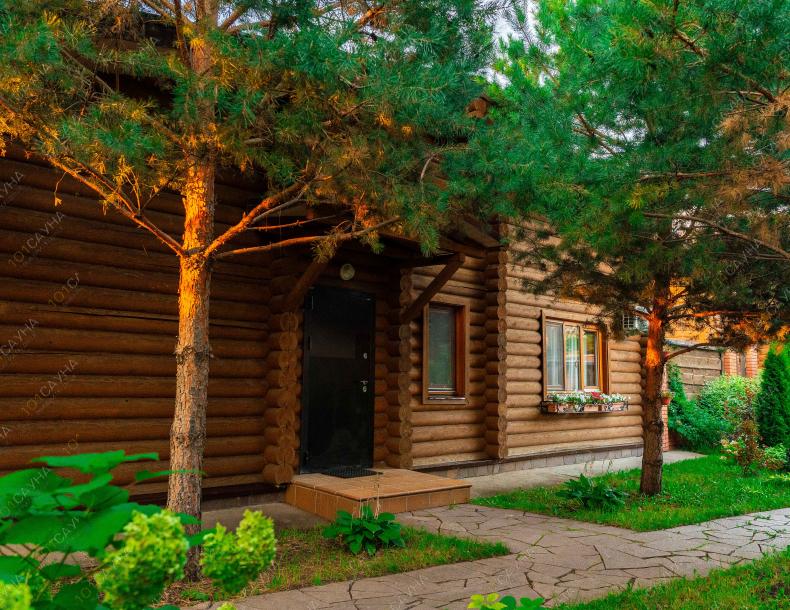 Комплекс Частная дача Цветы, в Уфе, Красная, 1а (район ИКЕА) | Номер "Дом 90кв.м": Вход | 101sauna.ru