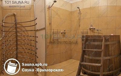 Сауна Приморская, в Санкт-Петербурге, ул. Кораблестроителей д. 33 к. 2 | Купель-бочка в сауне Приморская на Кораблестроителей | 101sauna.ru
