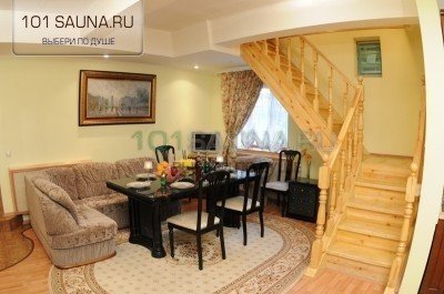 Три Богатыря, баня, гостиная