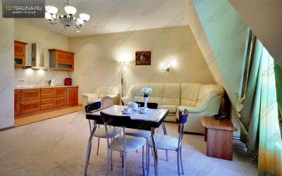 Русская баня в отеле Emmaus Volga Club, в Твери, Тверская область, поселок Эммаус, 151 км федеральной трассы М10 | 2 | 101sauna.ru