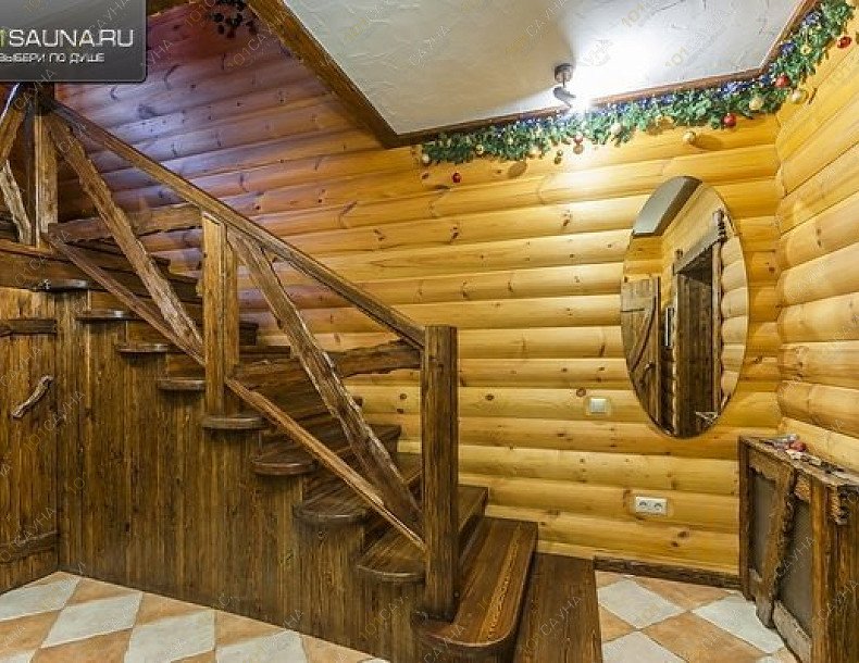 Сауна Домашняя, в Москве, Рябиновая, 63а | лестница на второй этаж | 101sauna.ru