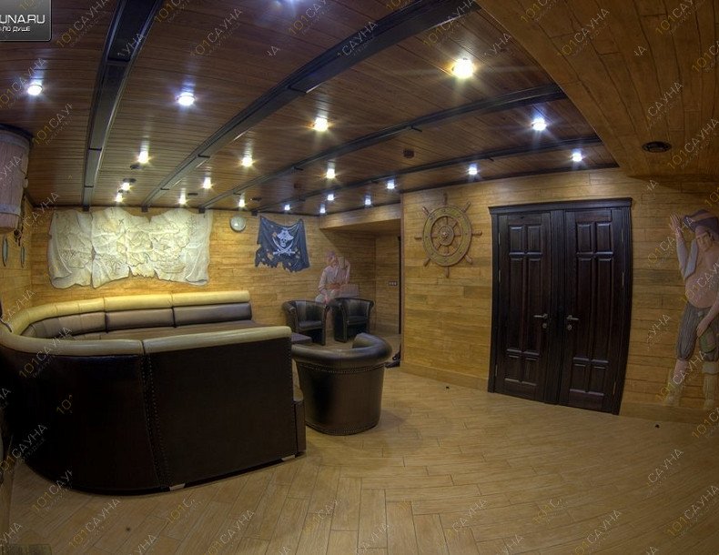 Сауна Атлантик, в Красноярске, Омская, 38 | Номер - &quot;Тортуга&quot; | 101sauna.ru