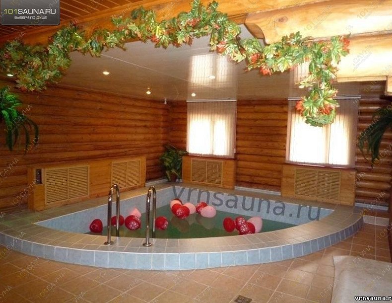 Сауна в коттедже Бриз, в Воронеже, Острогожская, 73 | Бассейн | 101sauna.ru