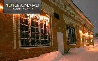 Загородный клуб Березина речка, в Саратове, г. Саратов, пос. Березина речка, дорога на поселок Красный Текстильщик, 14 км | Вид на ЗК Березина речка зимой. | 101sauna.ru