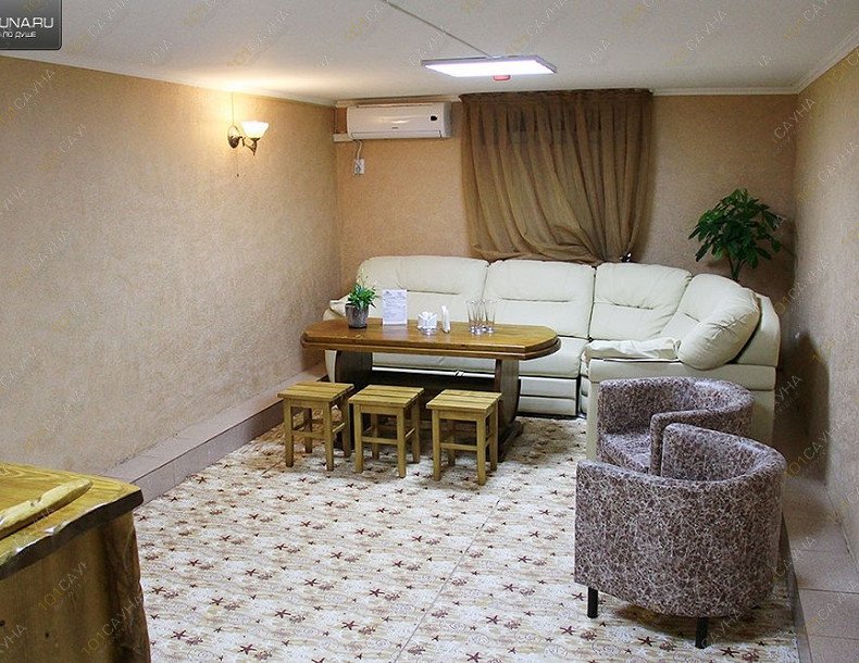 Сауна в отеле КоржовЪ, в Краснодаре, Средняя, 41/2 | Комната для отдыха. Сауна &quot;КоржовЪ&quot; | 101sauna.ru