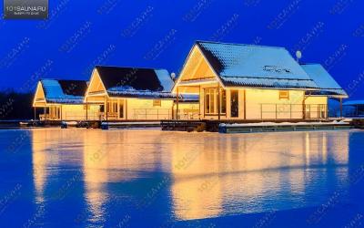 Банный комплекс Ласточка, в Самаре, Белорусская, 128 Г | Вид зимой | 101sauna.ru