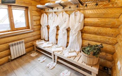 Баня в коттедже Нижегородское кольцо SPA VILLAGE, в Нижнем Новгороде, зона Нижегородское кольцо, здание 1 | 3 | 101sauna.ru