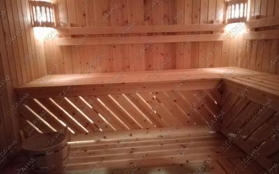Комплекс Русских бань Лесная заимка, в Челябинске, поселок Новоказанцево, ул. Зеленая, 1 | кедровая парная | 101sauna.ru