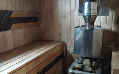Баня в коттедже Relict village, в Барнауле, поселок Красный май, Майская, 2 | парная | 101sauna.ru
