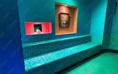 Сауна Коралл, в Москве, Улица Пестеля, 1А | Зона у бассейна  | 101sauna.ru
