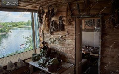 Банный дом Labrehab, в Москве, 121552, Москва, ул. Крылатская, д. 10 | Панорамный вид на парк из нашей бани | 101sauna.ru