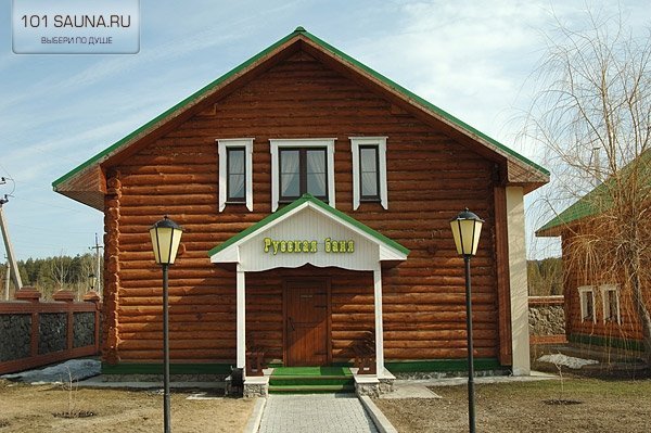 Гостиничный комплекс "Русская охота" Самара. Каталог: Бани и сауны Самары. Фасад.