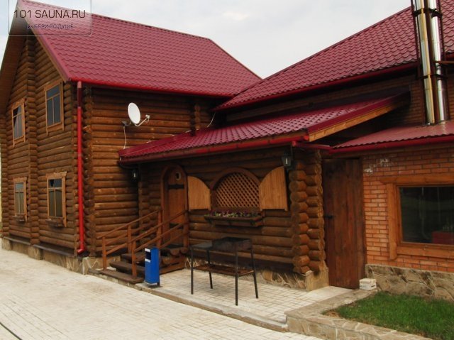 Загородный комплекс "Усадьба банная" Самара. Каталог: Бани и сауны Самары. Фасад.