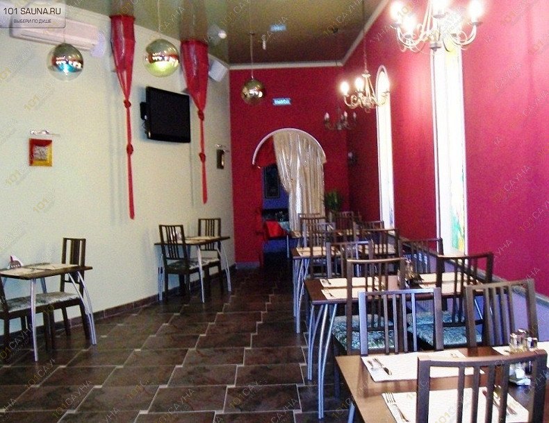 Сауна Рио, в Омске, Больничный переулок, 6 | Hali-Gali, Сауна. Омск. Каталог: Бани и сауны Омска. Фото: Кафе Hali-Gali, интерьер | 101sauna.ru