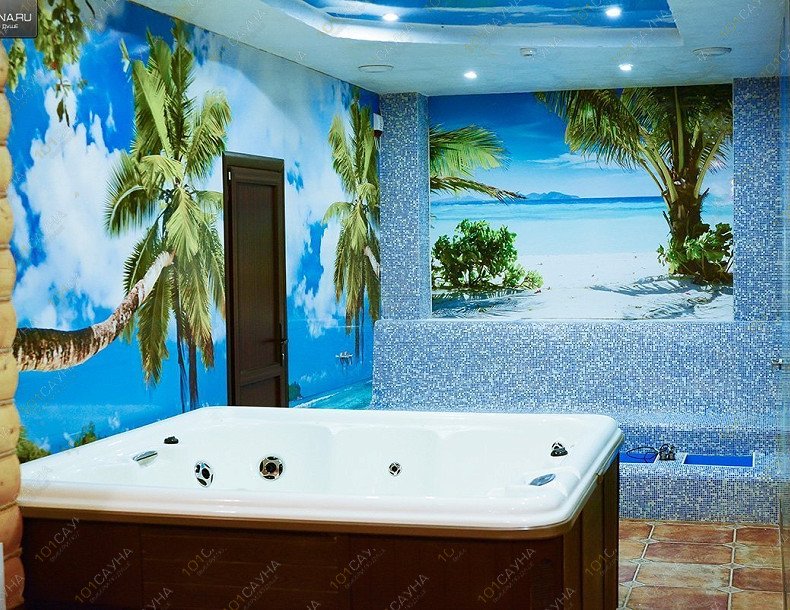 Сауна в отеле Айсон, в Рязани, ул. Есенина, 29 | Джакузи на 8 человек | 101sauna.ru