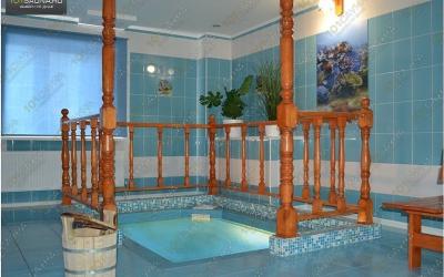 Баня Барин, в Туле, ул. Ленина, д.18 А | бассейн с подсветкой | 101sauna.ru