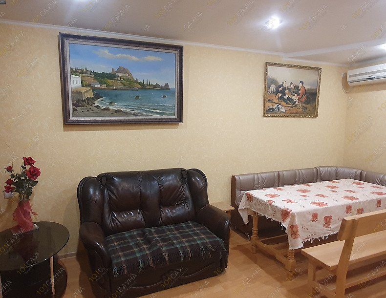 Баня в котедже Гурзуфский Дворик, в Гурзуфе, Гурзуф, ул. Соловьева, д. 14 а | Место общего отдыха | 101sauna.ru