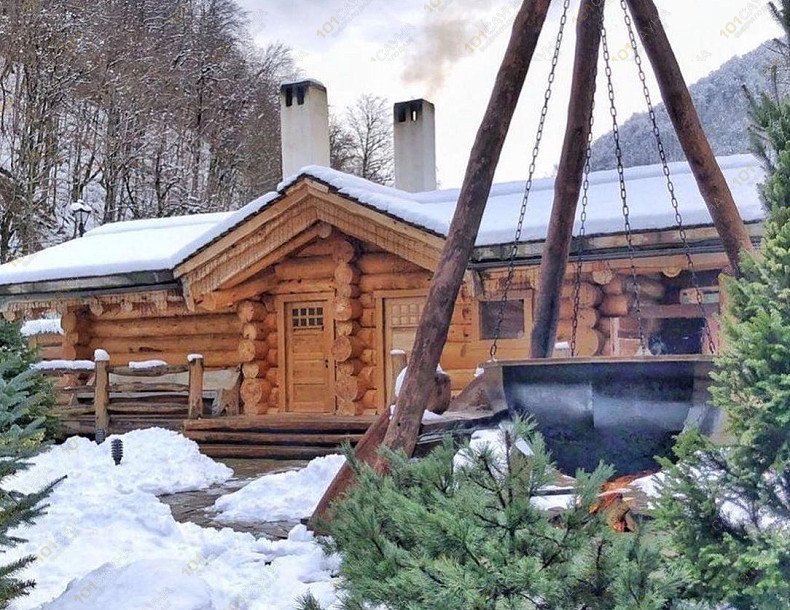 Банный комплекс Espas, в Красной Поляне, Роза Хутор, Набережная Лаванда, 9 А | 9 | 101sauna.ru