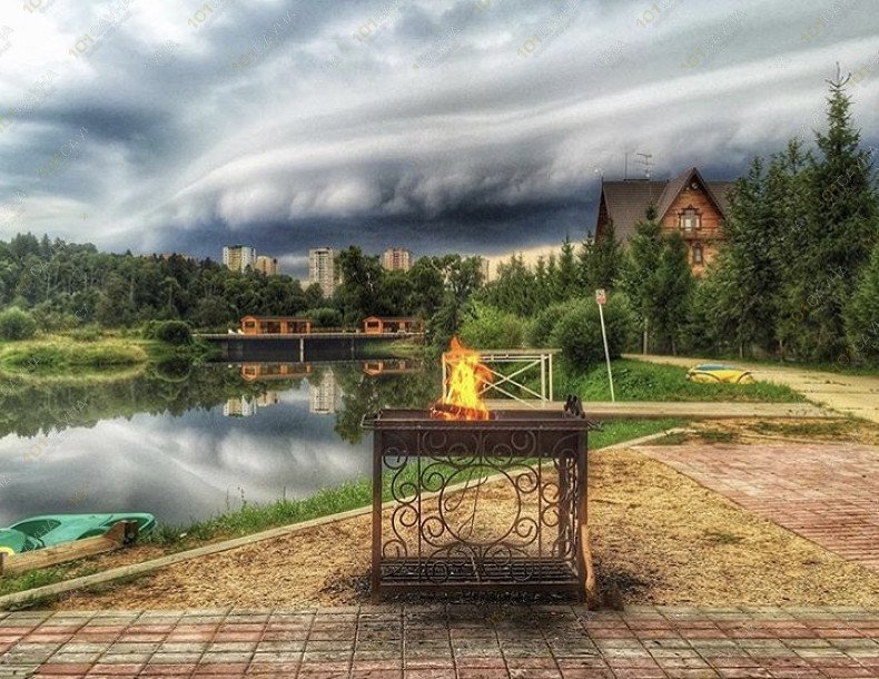 Сауна в отеле Ок-река, в Москве, Луцинское шоссе, 5с1 | мангалы | 101sauna.ru