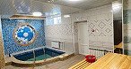Омск — Сапфир, Сауна — Андрианова, 3 корп. 2 — зал «Банное патио - Греция» — фото 1 из 14