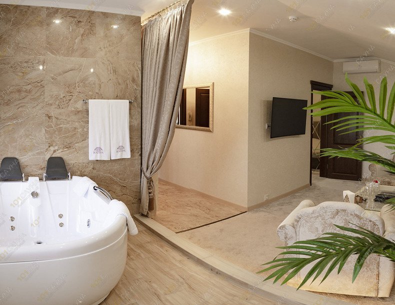 Банный комплекс Rai-Spa, в Краснодаре, ул. Адыгейская набережная, 186 | Номер "Гостиничный номер - Плейбой": 7 | 101sauna.ru