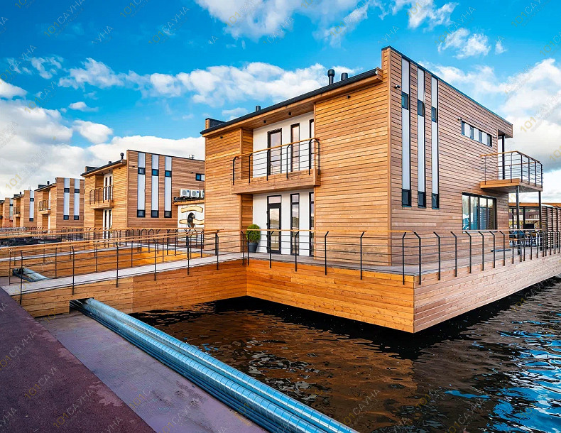 Банный комплекс ЕВРОПЕЙСКИЕ ДОМА, в Мытищах, Адмиральская, 1 | Вид снаружи | 101sauna.ru