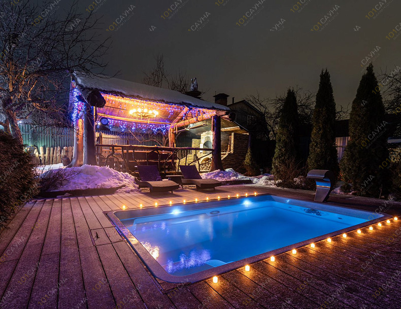 Баня в коттедже Как в сказке, в Иванове, Большая Клинцевская, 37а | Теплый бассейн | 101sauna.ru