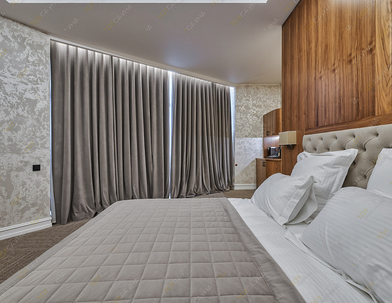 Клуб саун Расслабонофф, в Омске, Поворотникова, 6 | Номер "Гостиничный - Люкс": 12 | 101sauna.ru