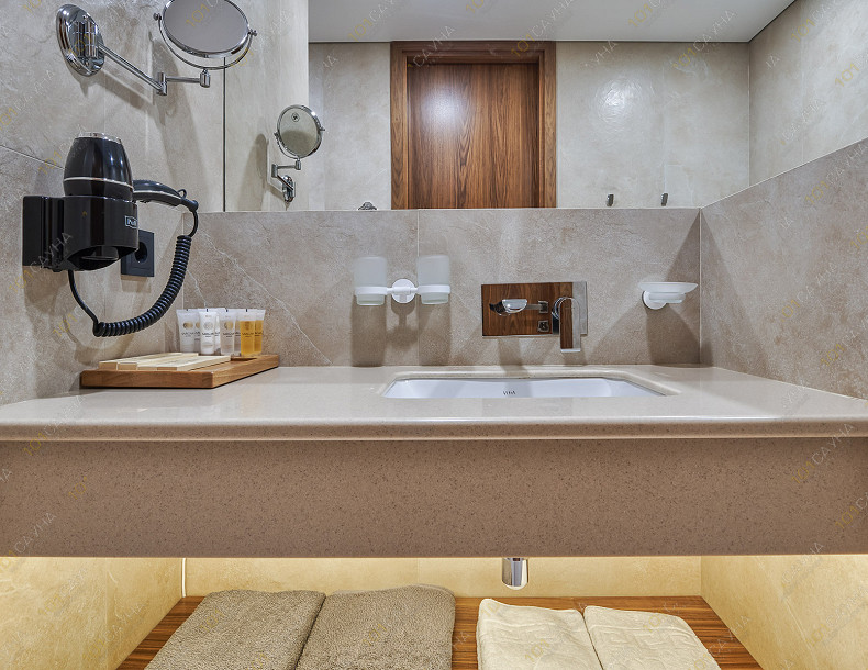 Клуб саун Расслабонофф, в Омске, Поворотникова, 6 | Номер "Гостиничный - Люкс": 13 | 101sauna.ru