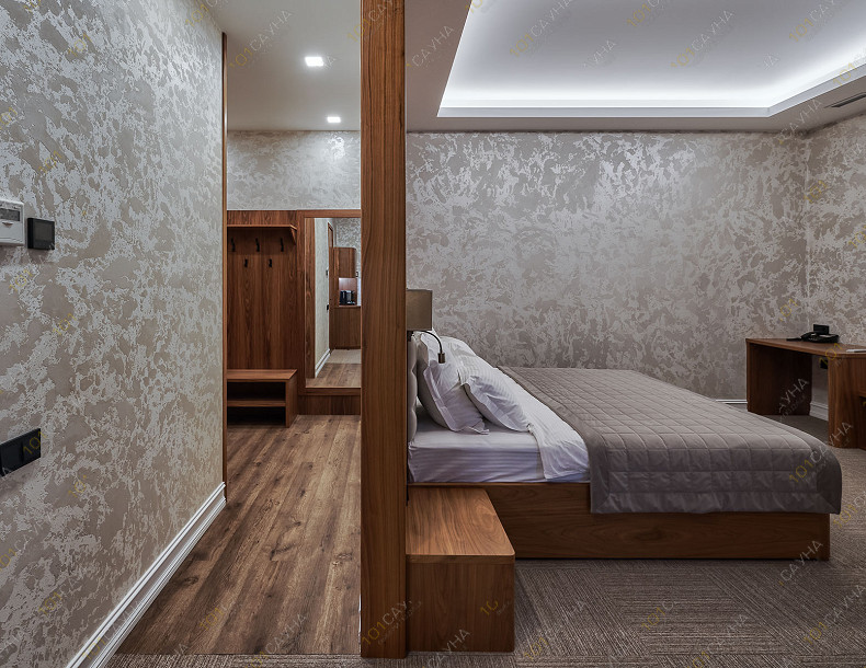 Клуб саун Расслабонофф, в Омске, Поворотникова, 6 | Номер "Гостиничный - Люкс": 15 | 101sauna.ru