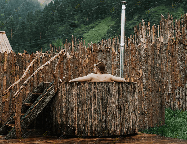 Банный комплекс Благость, в Горно-Алтайске, Чемальский тракт, 15 км, 14 корп. 1. | Теплая купель | 101sauna.ru