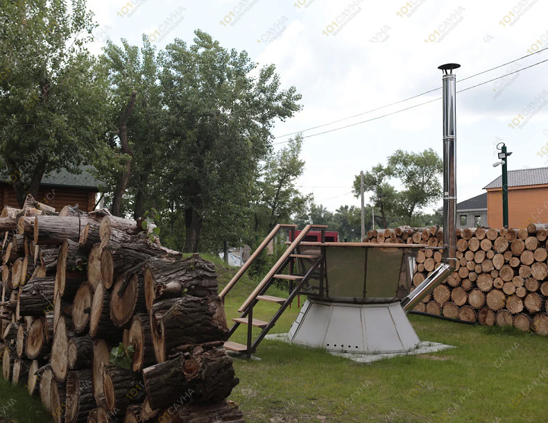 Банный комплекс Бобры, в Волгограде, Краснослободск, Ленинская, 33/1 отель "Бобры" | купель | 101sauna.ru