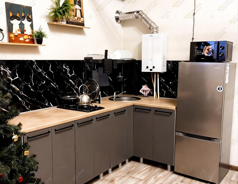 Баня РентПарк, в Воронеже, Героев Сибиряков, 255 | кухонная зона со всем необходимым | 101sauna.ru