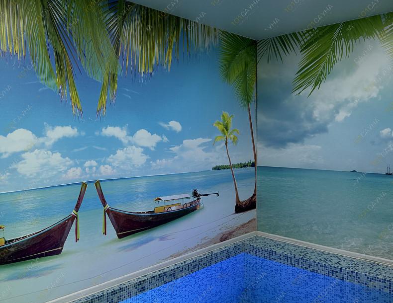 Банный комплекс Бани на Апреля, в Омске, 19 Партсъезда, 33 | Номер "Сауна - Баунти": 1 | 101sauna.ru