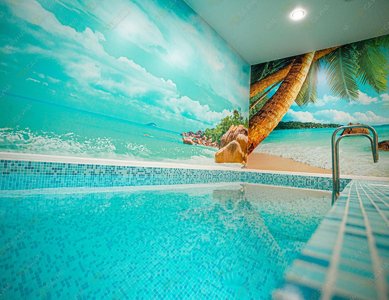 Банный комплекс Бани на Апреля, в Омске, 19 Партсъезда, 33 | Номер "Сауна - Голубая лагуна": 1 | 101sauna.ru