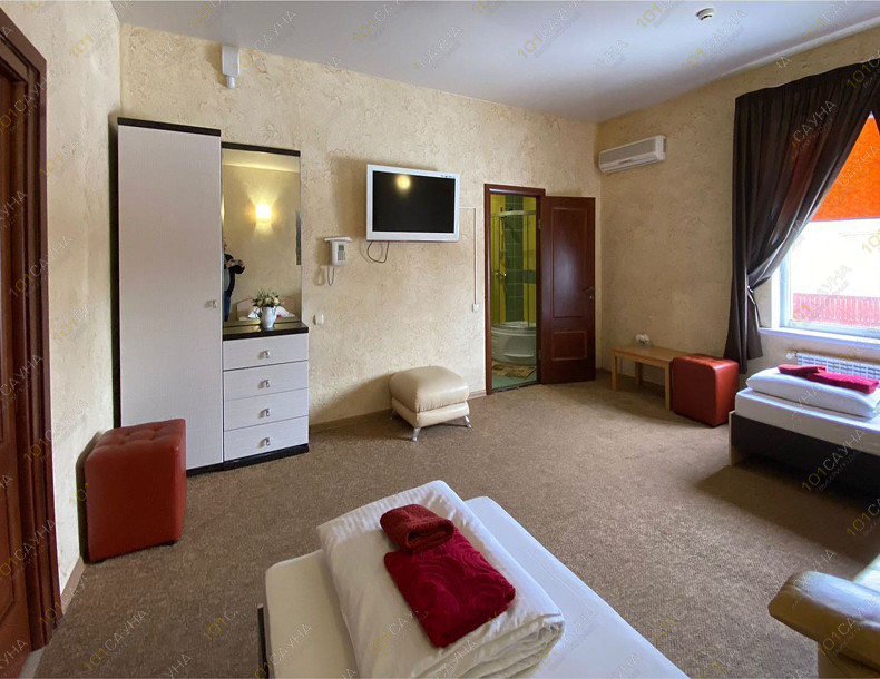 Сауна в отеле Империал, в Саратове, Большая Горная, 146 | Номер "Гостиничный Полулюкс (DBL)": 2 | 101sauna.ru