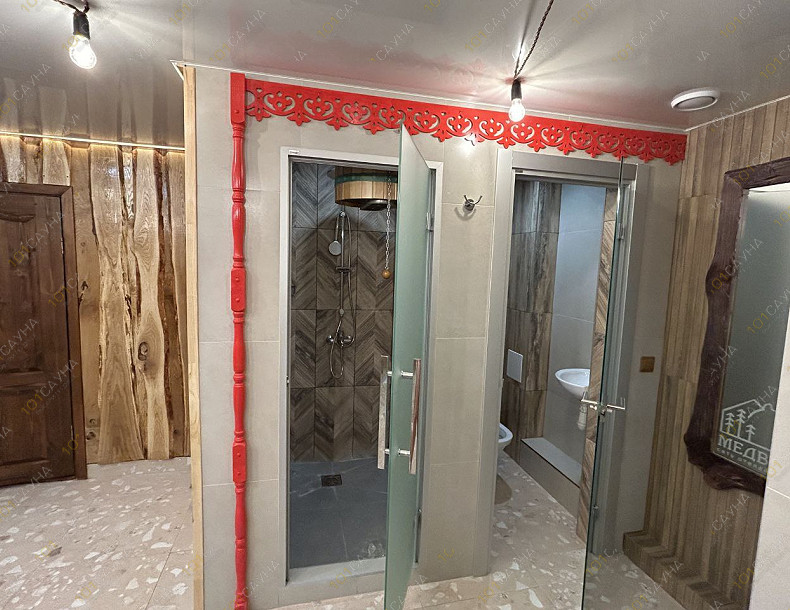 Сауна Медведефф, в Ульяновске, улица Богдана Хитрово, 85 | Номер "Лесная парильня": 9 | 101sauna.ru