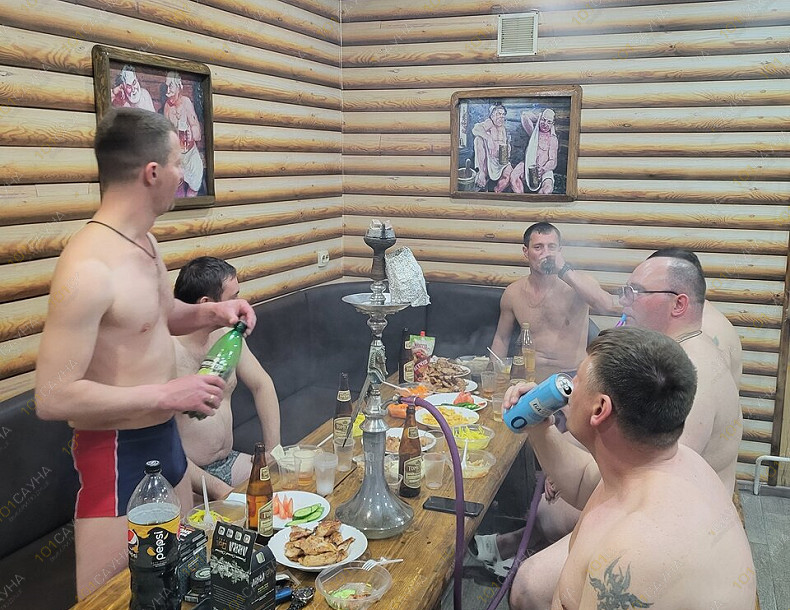 Сауна Сауна Ёлки-палки, в Абакане, ул. Кирова, 20Б | Интерьер зала сауны Ёлки-палки в Абакане | 101sauna.ru