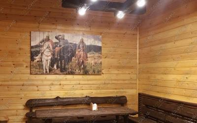 Банный комплекс Баня Три богатыря, в Кургане, просп. Конституции, 25А, корп. 2 | Зона отдыха в банном комплексе Три богатыря в Кургане | 101sauna.ru