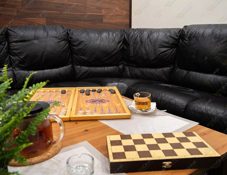 Сауна СкаЗка, в Санкт-Петербурге, Переулок Джамбула 2 | Зона отдыха с мягкими диванами в сауне СкаЗка | 101sauna.ru