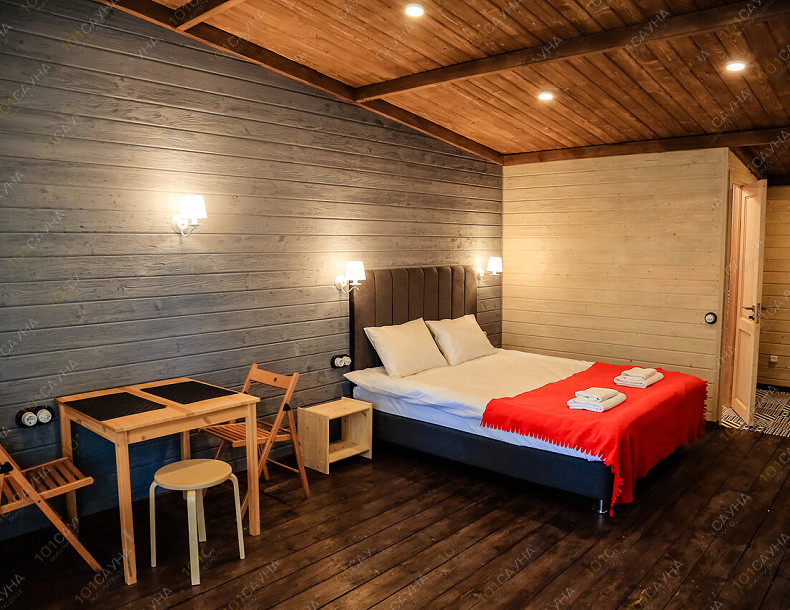 Баня в коттедже Черника Хаус загородный клуб, в Санкт-Петербурге, ДНТ Черничное, 7 | Зона отдыха в номере отеля Черника Хаус | 101sauna.ru