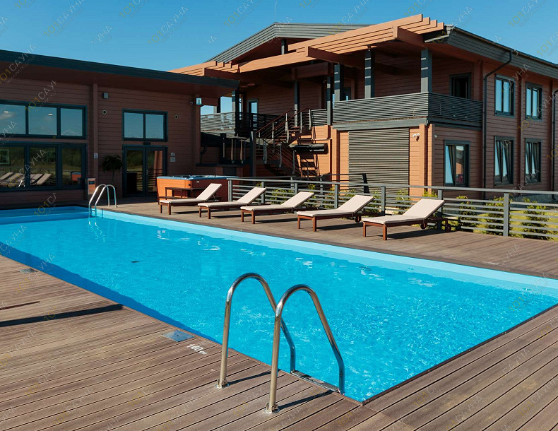 Банный SPA комплекс Горки Гольф СПА-комплекс, в Санкт-Петербурге, территория Горки Гольф Курорт, 1 | Горки Гольф, общий вид курорта | 101sauna.ru