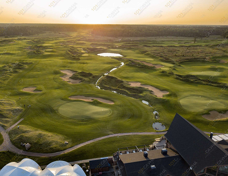 Банный SPA комплекс Горки Гольф СПА-комплекс, в Санкт-Петербурге, территория Горки Гольф Курорт, 1 | Горки Гольф, аэрофотосъёмка | 101sauna.ru