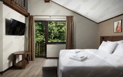 Банный SPA комплекс Хеваа, в Санкт-Петербурге, Устьинская ул., 11 | Зона отдыха в семейном люкс-апартаменте — Хеваа, Сосновый Бор | 101sauna.ru