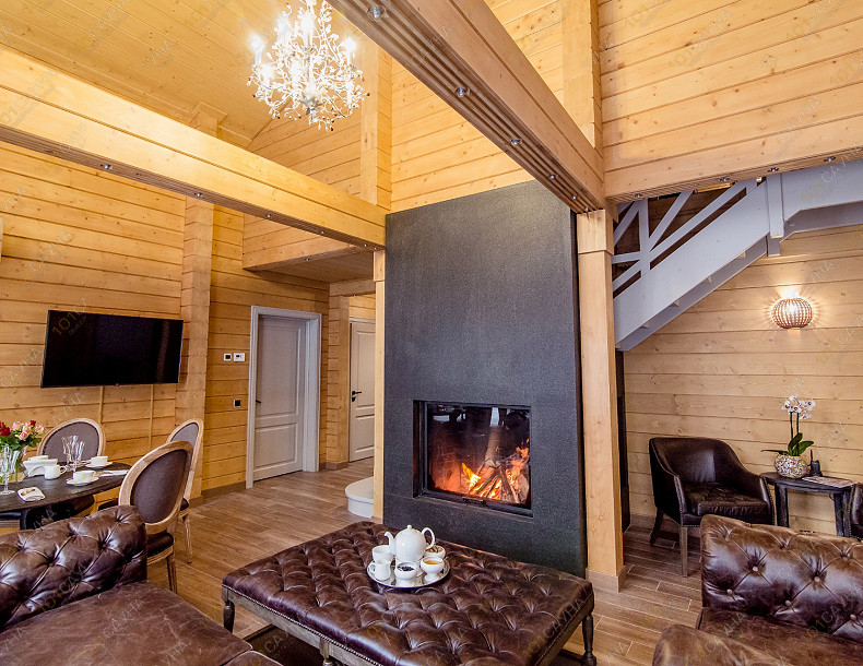 Банный комплекс Парк-отель Левада, в Санкт-Петербурге, Деревня Дранишники, участок 2 | Парк-отель Левада — интерьер банного комплекса | 101sauna.ru