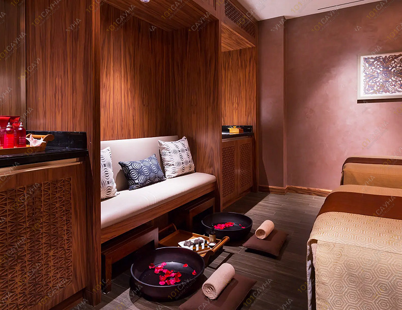 Сауна в отеле Лотте Отель Санкт-Петербург, в Санкт-Петербурге, пер. Антоненко, 2 | Зона релаксации Mandara Spa — Lotte Hotel St. Petersburg | 101sauna.ru