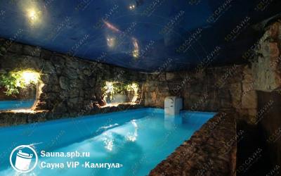 Сауна VIP Калигула, в Санкт-Петербурге, Санкт-Петербург, Сиреневый бульвар, 9 | Бассейн VIP Калигула | 101sauna.ru