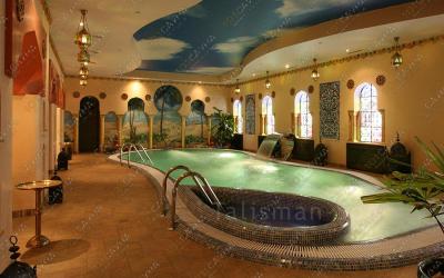 Банный SPA комплекс Talisman-Spa, в Санкт-Петербурге, Заставская улица, 3а, БЦ «Maxcel» | Бассейн с водопадом, Talisman-Spa, Санкт-Петербург | 101sauna.ru