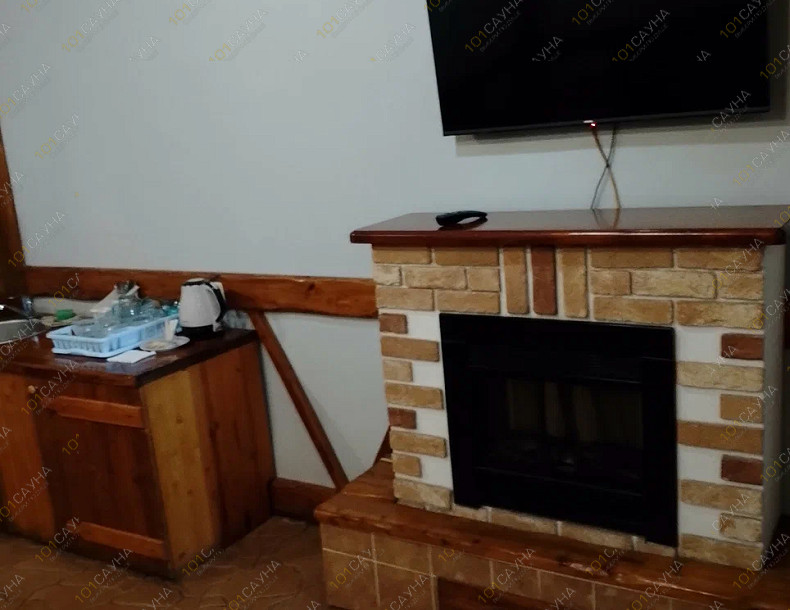 Сауна Гавань, в Артеме, Артем, Кирова, 64 | Каминная зона | 101sauna.ru